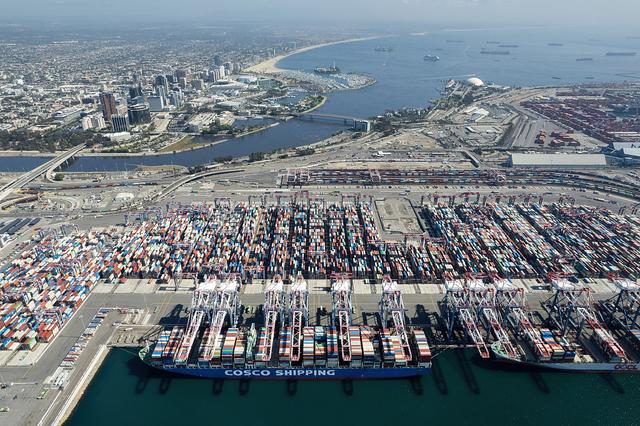 Focus on logistics newsletter-The container volume of Los Angeles and Long Beach Port has increased 