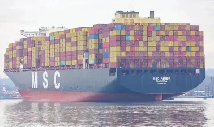 Focus on logistics newsletter-Iran Attacks International Shipping Container Ship